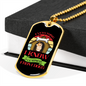 Learned From Dogs Dog House Necklace Stainless Steel or 18k Gold Dog Tag 24" Chain-Express Your Love Gifts