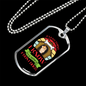 Learned From Dogs Dog House Necklace Stainless Steel or 18k Gold Dog Tag 24" Chain-Express Your Love Gifts