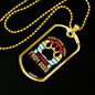 Learned From Dogs Paw Necklace Stainless Steel or 18k Gold Dog Tag 24" Chain-Express Your Love Gifts
