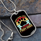 Learned From Dogs Paw Necklace Stainless Steel or 18k Gold Dog Tag 24" Chain-Express Your Love Gifts