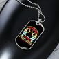 Learned From Dogs Paw Necklace Stainless Steel or 18k Gold Dog Tag 24" Chain-Express Your Love Gifts