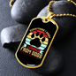 Learned From Dogs Paw Necklace Stainless Steel or 18k Gold Dog Tag 24" Chain-Express Your Love Gifts