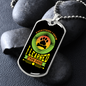 Learned From Dogs Paw Neon Necklace Stainless Steel or 18k Gold Dog Tag 24" Chain-Express Your Love Gifts