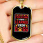 Learned From Dogs Paws Necklace Stainless Steel or 18k Gold Dog Tag 24" Chain-Express Your Love Gifts