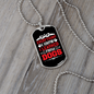 Learned From Dogs White Red Necklace Stainless Steel or 18k Gold Dog Tag 24" Chain-Express Your Love Gifts