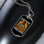 Learned From Dogs Yellow Necklace Stainless Steel or 18k Gold Dog Tag 24" Chain-Express Your Love Gifts