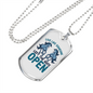 Left The Gate Open Horse Necklace Stainless Steel or 18k Gold Dog Tag 24" Chain-Express Your Love Gifts