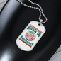 Legend Are Born in Aquarius Zodiac Necklace Stainless Steel or 18k Gold Dog Tag 24" Chain-Express Your Love Gifts