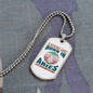 Legend Are Born in Aries Zodiac Necklace Stainless Steel or 18k Gold Dog Tag 24" Chain-Express Your Love Gifts