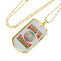 Legend Are Born in Cancer Zodiac Necklace Stainless Steel or 18k Gold Dog Tag 24" Chain-Express Your Love Gifts