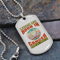 Legend Are Born in Cancer Zodiac Necklace Stainless Steel or 18k Gold Dog Tag 24" Chain-Express Your Love Gifts