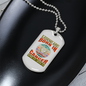 Legend Are Born in Cancer Zodiac Necklace Stainless Steel or 18k Gold Dog Tag 24" Chain-Express Your Love Gifts