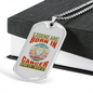 Legend Are Born in Cancer Zodiac Necklace Stainless Steel or 18k Gold Dog Tag 24" Chain-Express Your Love Gifts
