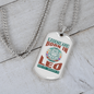 Legend Are Born in Leo Zodiac Necklace Stainless Steel or 18k Gold Dog Tag 24" Chain-Express Your Love Gifts