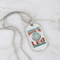 Legend Are Born in Leo Zodiac Necklace Stainless Steel or 18k Gold Dog Tag 24" Chain-Express Your Love Gifts