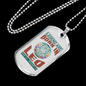 Legend Are Born in Leo Zodiac Necklace Stainless Steel or 18k Gold Dog Tag 24" Chain-Express Your Love Gifts
