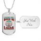 Legend Are Born in Libra Zodiac Necklace Stainless Steel or 18k Gold Dog Tag 24" Chain-Express Your Love Gifts