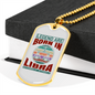 Legend Are Born in Libra Zodiac Necklace Stainless Steel or 18k Gold Dog Tag 24" Chain-Express Your Love Gifts