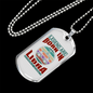 Legend Are Born in Libra Zodiac Necklace Stainless Steel or 18k Gold Dog Tag 24" Chain-Express Your Love Gifts