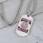 Legend Are Born in Pisces Zodiac Necklace Stainless Steel or 18k Gold Dog Tag 24" Chain-Express Your Love Gifts