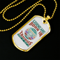 Legend Are Born in Taurus Zodiac Necklace Stainless Steel or 18k Gold Dog Tag 24" Chain-Express Your Love Gifts