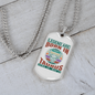 Legend Are Born in Taurus Zodiac Necklace Stainless Steel or 18k Gold Dog Tag 24" Chain-Express Your Love Gifts