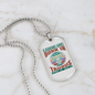 Legend Are Born in Taurus Zodiac Necklace Stainless Steel or 18k Gold Dog Tag 24" Chain-Express Your Love Gifts