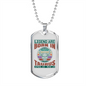 Legend Are Born in Taurus Zodiac Necklace Stainless Steel or 18k Gold Dog Tag 24" Chain-Express Your Love Gifts