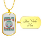 Legend Are Born in Taurus Zodiac Necklace Stainless Steel or 18k Gold Dog Tag 24" Chain-Express Your Love Gifts