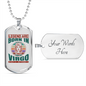 Legend Are Born in Virgo Zodiac Necklace Stainless Steel or 18k Gold Dog Tag 24" Chain-Express Your Love Gifts