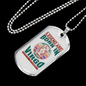 Legend Are Born in Virgo Zodiac Necklace Stainless Steel or 18k Gold Dog Tag 24" Chain-Express Your Love Gifts