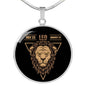Leo Astrological Zodiac Sign Necklace Stainless Steel or 18k Gold 18-22"-Express Your Love Gifts