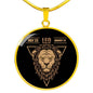 Leo Astrological Zodiac Sign Necklace Stainless Steel or 18k Gold 18-22"-Express Your Love Gifts