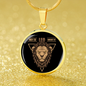 Leo Astrological Zodiac Sign Necklace Stainless Steel or 18k Gold 18-22"-Express Your Love Gifts