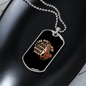 Leo Girl Zodiac Necklace Stainless Steel or 18k Gold Dog Tag 24" Chain-Express Your Love Gifts