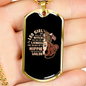 Leo Girl Zodiac Necklace Stainless Steel or 18k Gold Dog Tag 24" Chain-Express Your Love Gifts