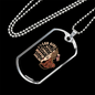 Leo Girl Zodiac Necklace Stainless Steel or 18k Gold Dog Tag 24" Chain-Express Your Love Gifts
