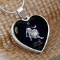 Leo Horoscope Zodiac Necklace Stainless Steel or 18k Gold Heart 18-22"-Express Your Love Gifts