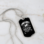 Leo Man Zodiac Necklace Stainless Steel or 18k Gold Dog Tag 24" Chain-Express Your Love Gifts