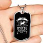 Leo Man Zodiac Necklace Stainless Steel or 18k Gold Dog Tag 24" Chain-Express Your Love Gifts