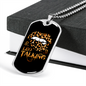 Leo Talking Zodiac Necklace Stainless Steel or 18k Gold Dog Tag 24" Chain-Express Your Love Gifts