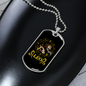 Leo The Lion Zodiac Necklace Stainless Steel or 18k Gold Dog Tag 24" Chain-Express Your Love Gifts