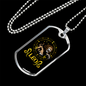 Leo The Lion Zodiac Necklace Stainless Steel or 18k Gold Dog Tag 24" Chain-Express Your Love Gifts