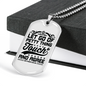 Let Go Touch And Agree Christian Necklace Stainless Steel or 18k Gold Dog Tag 24" Chain-Express Your Love Gifts