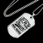 Let Go Touch And Agree Christian Necklace Stainless Steel or 18k Gold Dog Tag 24" Chain-Express Your Love Gifts