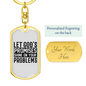 Let God'S Promises Keychain Stainless Steel or 18k Gold Dog Tag Keyring-Express Your Love Gifts