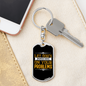 Let God'S Promises Shine Keychain Stainless Steel or 18k Gold Dog Tag Keyring-Express Your Love Gifts