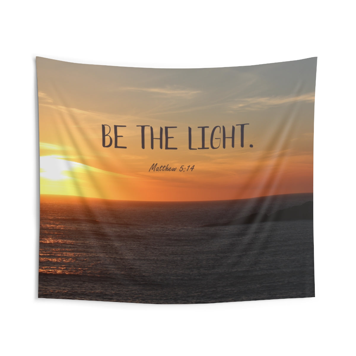 Let There Be Light Matthew 5:14 Wall Hanging Tapestry-Express Your Love Gifts