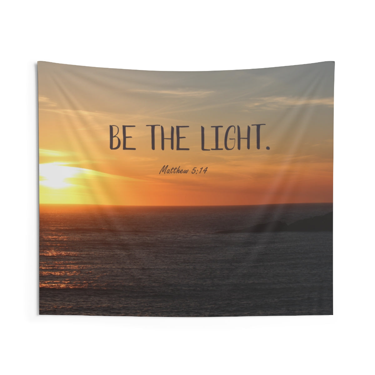 Let There Be Light Matthew 5:14 Wall Hanging Tapestry-Express Your Love Gifts