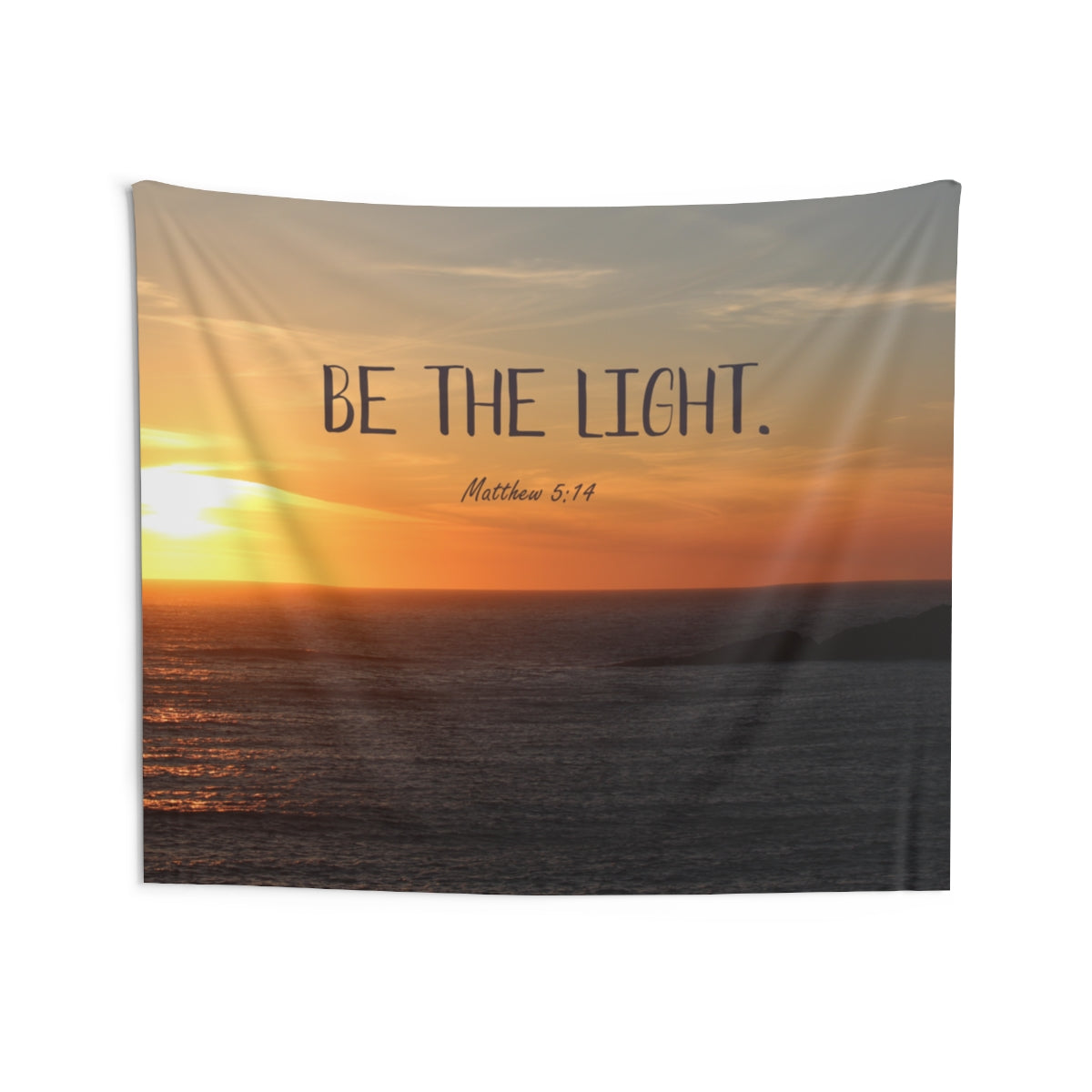 Let There Be Light Matthew 5:14 Wall Hanging Tapestry-Express Your Love Gifts